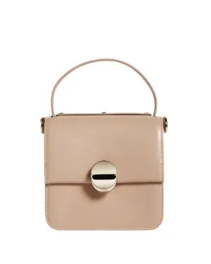 Penelope Top handle Bag in Powder Beige