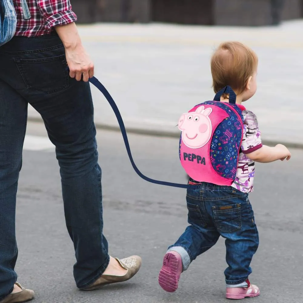 Peppa Pig Backpack with Reins - Safety Reins for Toddlers Girls