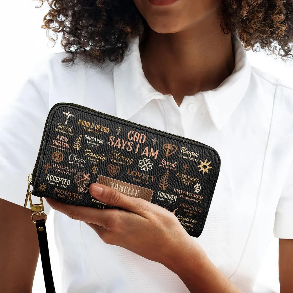 Personalized Leather Handbag For Women - Matching Design Purses And Wallet - Mothers Day Gifts For Women