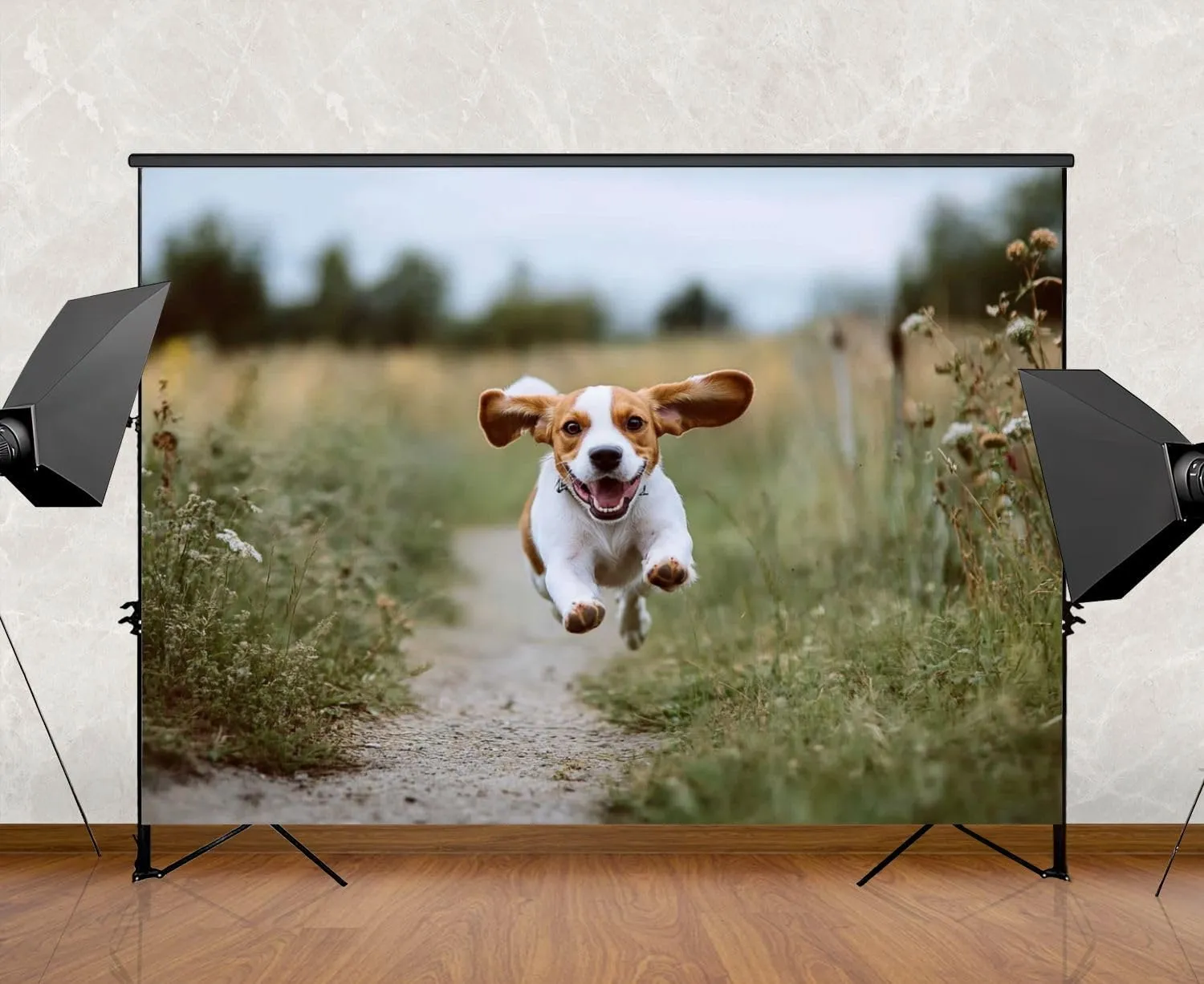 Photography Backdrop Photography Background Running for Photoshoot Portrait Photo Studio Video Prop Birthday Party Booth Decoration 7x5ft
