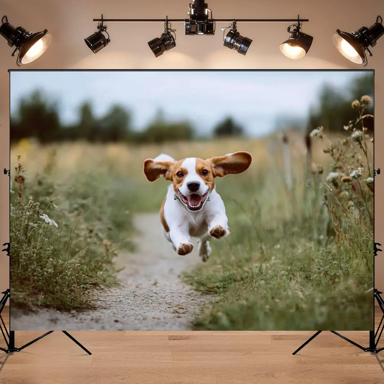 Photography Backdrop Photography Background Running for Photoshoot Portrait Photo Studio Video Prop Birthday Party Booth Decoration 7x5ft