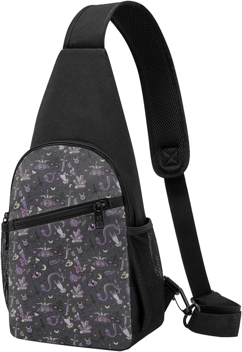 Piano Crossbody Chest Bag, Casual Backpack, Small Satchel, Multi-Functional Travel Hiking Backpacks