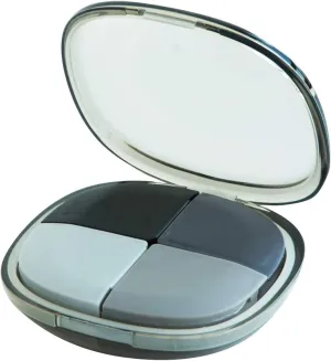 Pill Case Portable, Portable Pocket Pill Box, Independent Chamber Storage Pill Box, Travel Pill Organizer, Easy Carry Moisture Proof Odour Free Medicine Storage Box, Single Daily Pill Container(Grey)