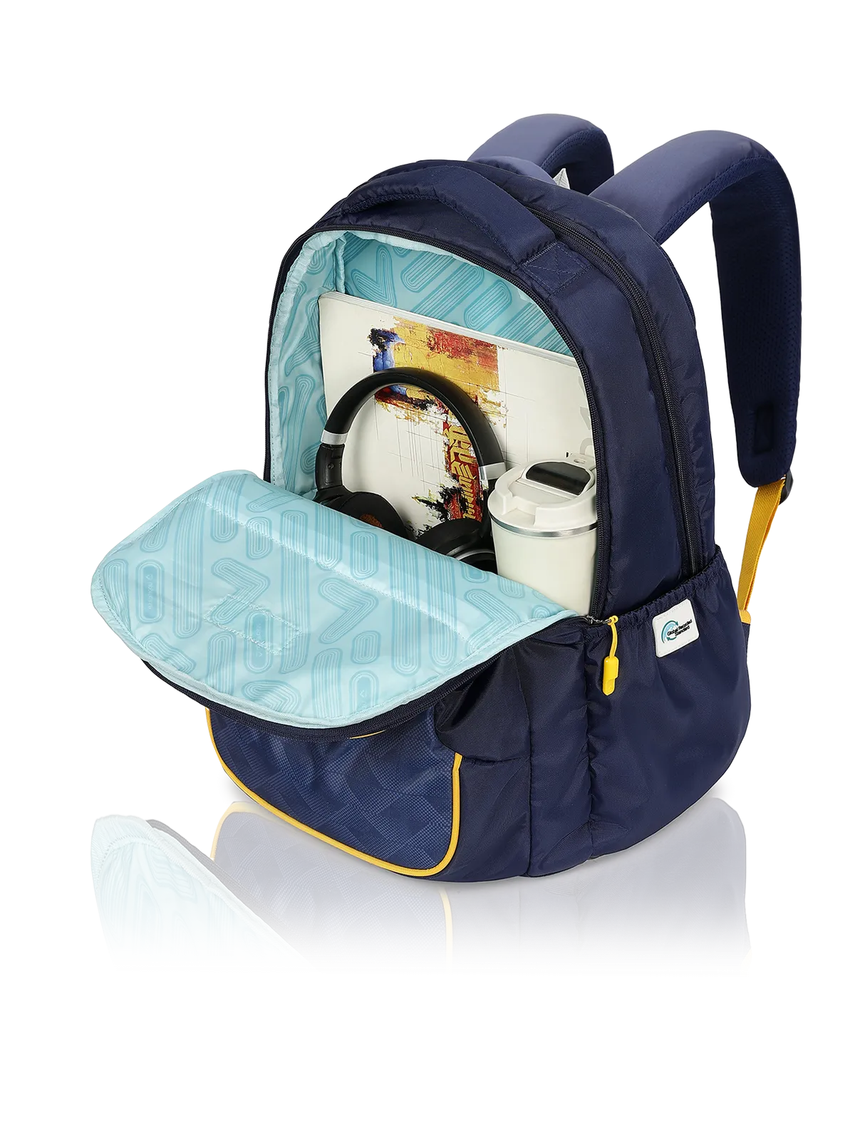 Pixel 02 2025 Blue Backpack