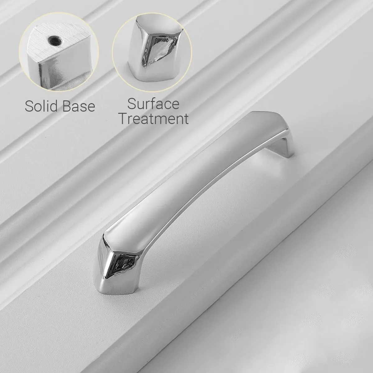 Polished Copper Cabinet Handles | Modern Cabinet Drawer Pull Handles