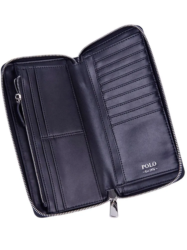 Polo Signature Travel Travel Wallet | Black