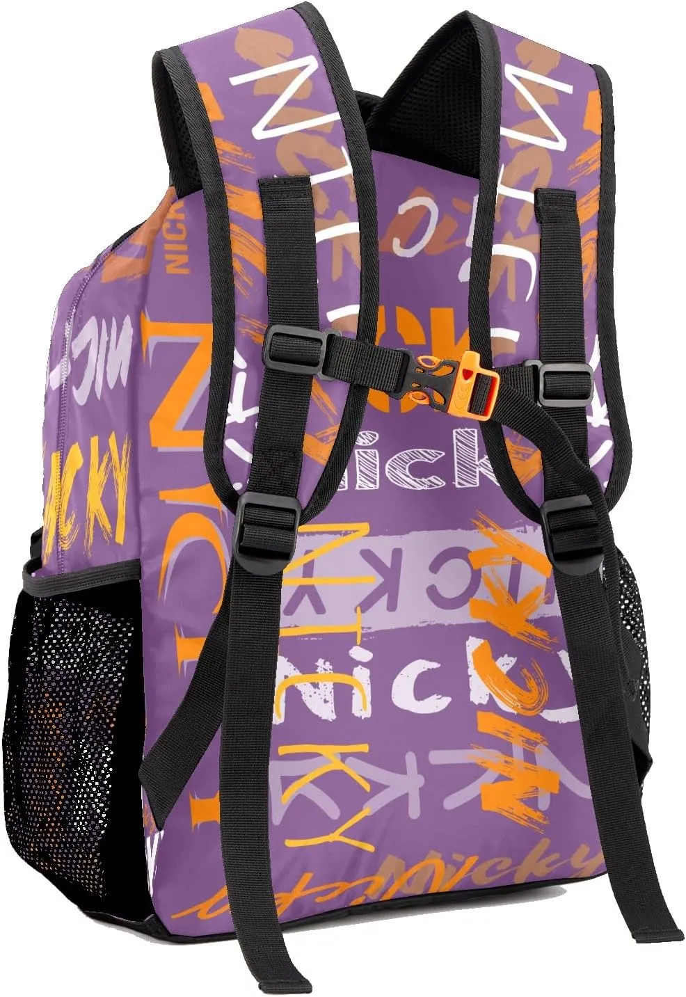 Polyester Personalized School Bookbag with Name Text Waterproof Custom Elementary Backpack Book Bag for Girls Stylish Customize Back Pack Customized Gift for Kids Back to School