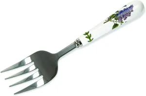 Portmeirion Botanic Garden 9" Pastry Fork - Assorted Floral Motifs, Stainless Steel with Porcelain Handles, Chip-Resistant Glaze - Elegant Tableware for Sunday Brunch or Afternoon Tea