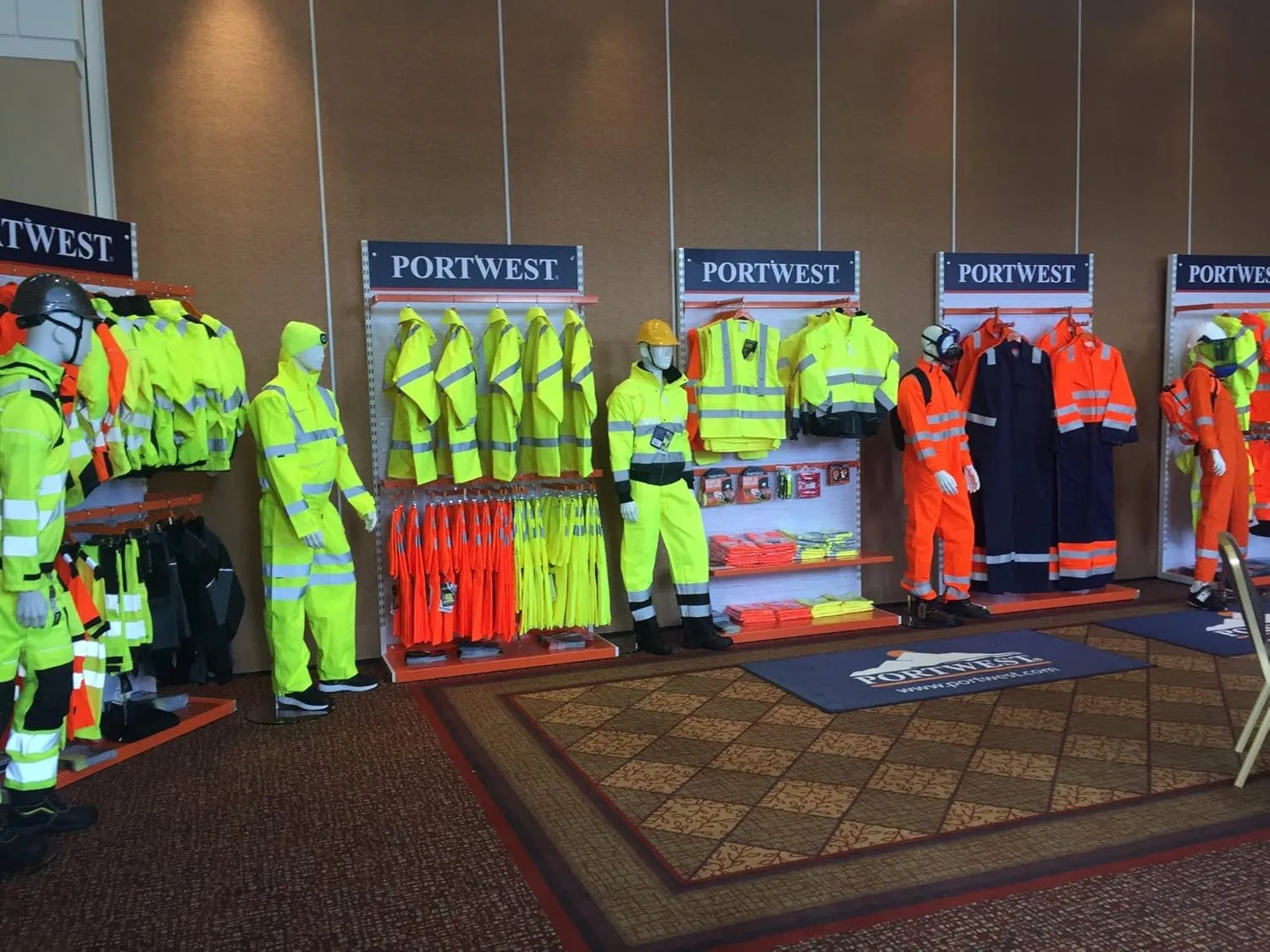 Portwest Hi-Vis FR Treated Vest Viz Reflective Work Safety Gilet Utility Visability ANSI 2