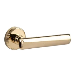 Privacy Door Handles – Stylish, Secure Brushed Brass Lockable Door Handle PVD Gold