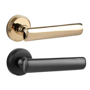 Privacy Door Handles – Stylish, Secure Brushed Brass Lockable Door Handle