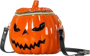 Pumpkin Purse, Novelty Purses for Women Funny Halloween Purses and Handbags Pumpkin Crossbody Bags
