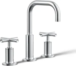 Purist Widespread Bathroom Sink Faucet with Cross Handles, 1.2 gpm