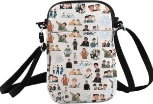 PXTIDY Movie Characters Crossbody Bag Movie Lover Gift Tv Show Series Gifts Tv Show Merchandise