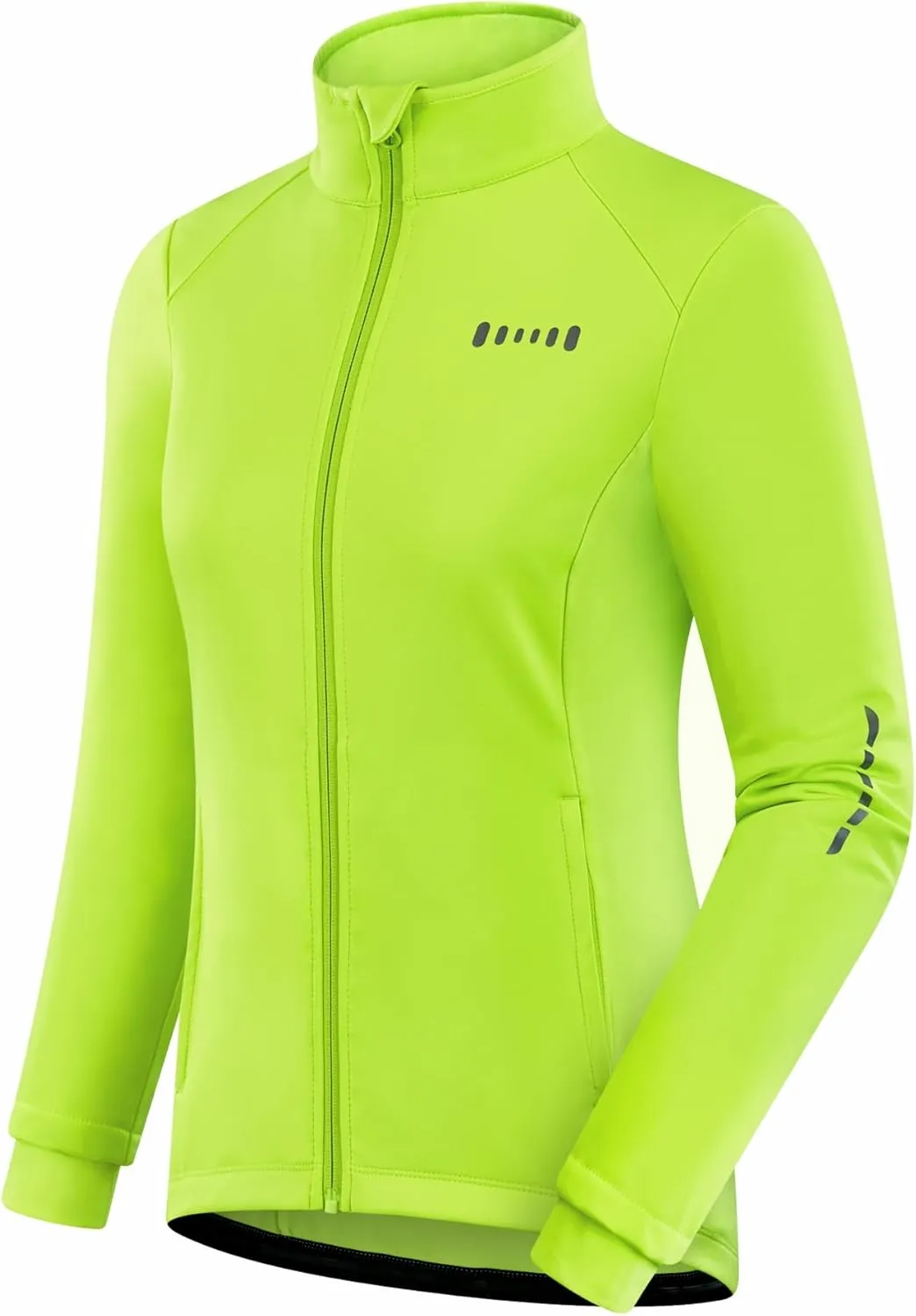 qualidyne Women's Cycling Jacket Windproof Thermal Winter Running Cold Weather Bicycle Biking Jacket Softshell Warm