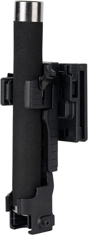 Quick Release Baton Holder w/Duty Belt/MOLLE Vest Clip Rotatable Police Baton Holster 16"-21"-26" Telescopic Baton Carrier ASP Baton Carry Case Expandable Baton Flashlight Stand LE Security