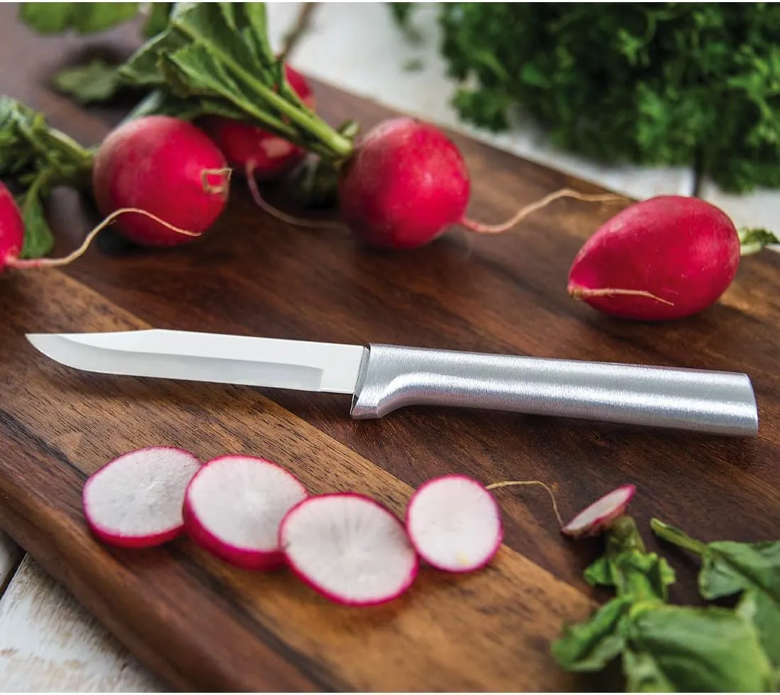 Rada Cutlery 7-Piece Starter Knife Gift Set, Silver Handles