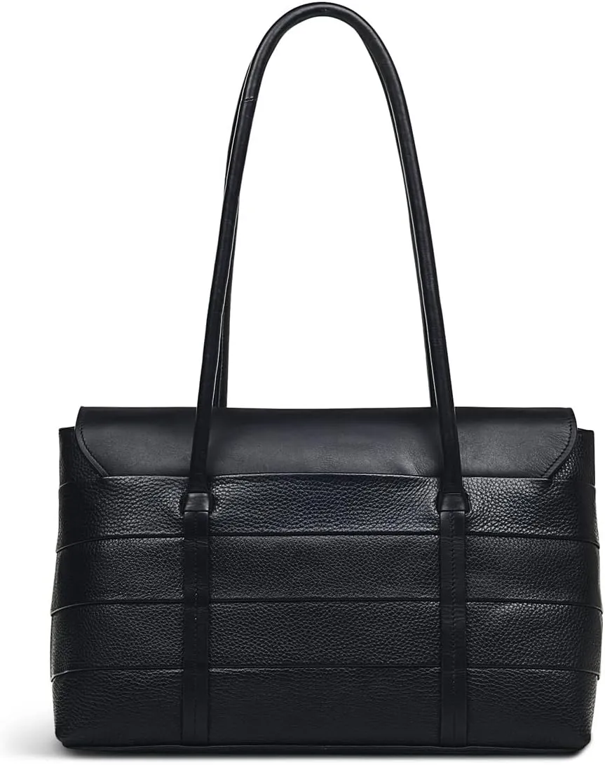 RADLEY London Farringdon Stripe Women’s Medium Leather Flapover Shoulder Bag