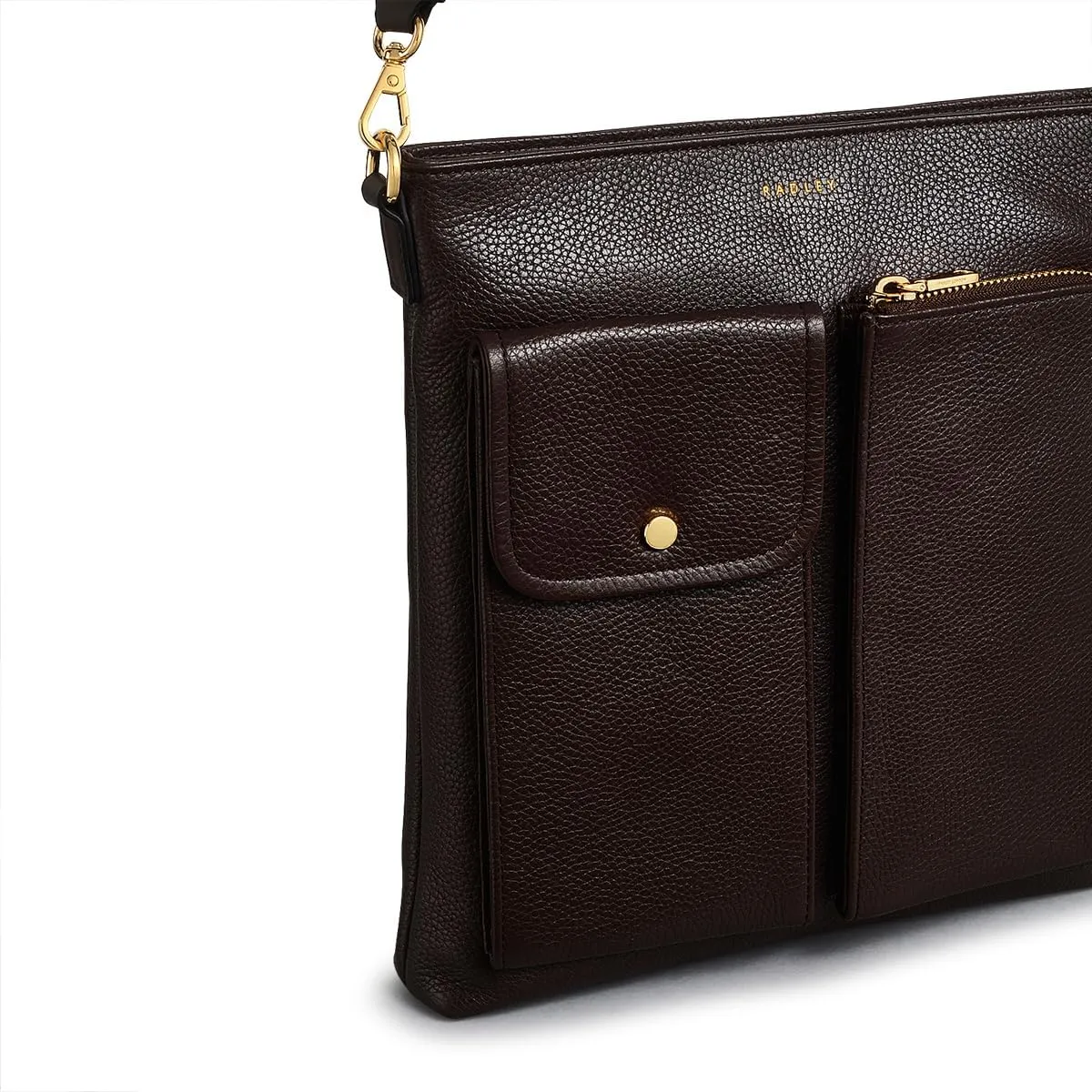 RADLEY London Selby Crescent Women’s Small Leather Ziptop Crossbody Bag