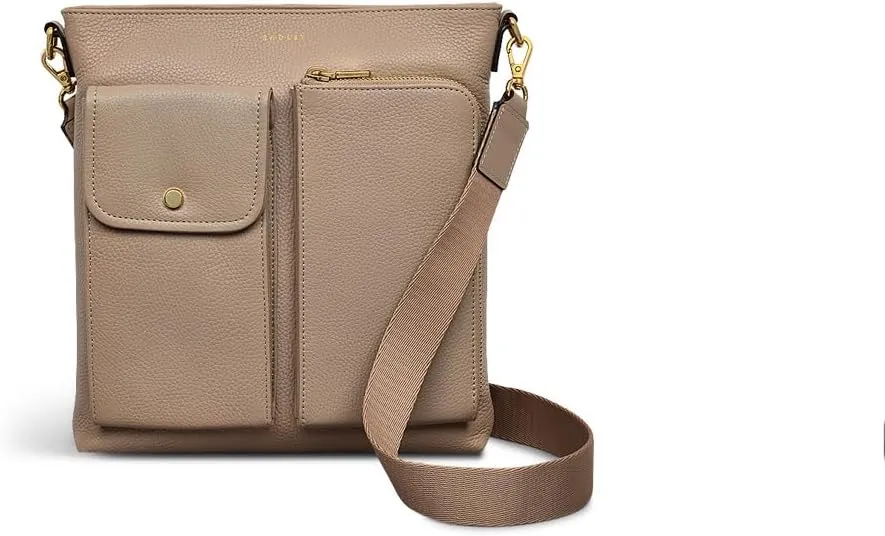 RADLEY London Selby Crescent Women’s Small Leather Ziptop Crossbody Bag
