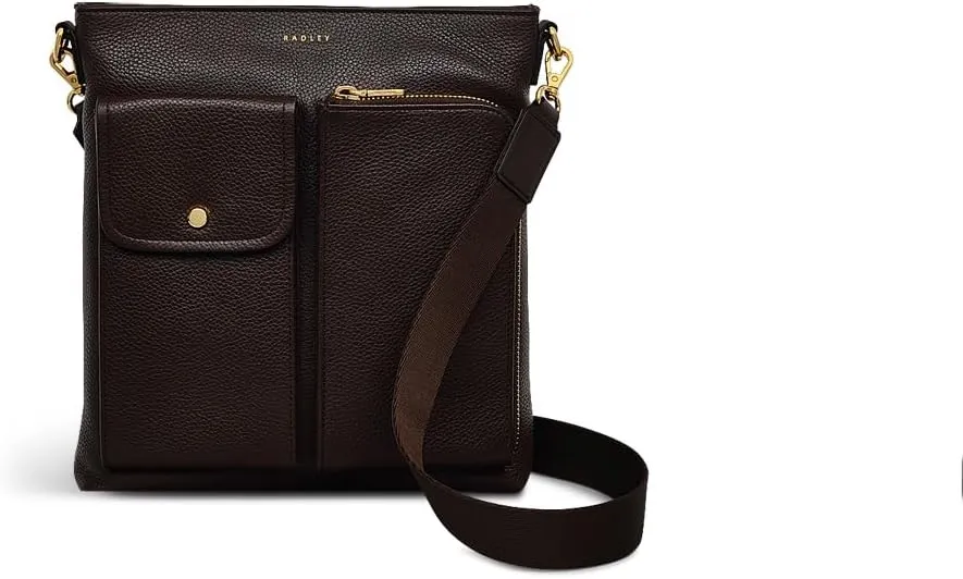 RADLEY London Selby Crescent Women’s Small Leather Ziptop Crossbody Bag