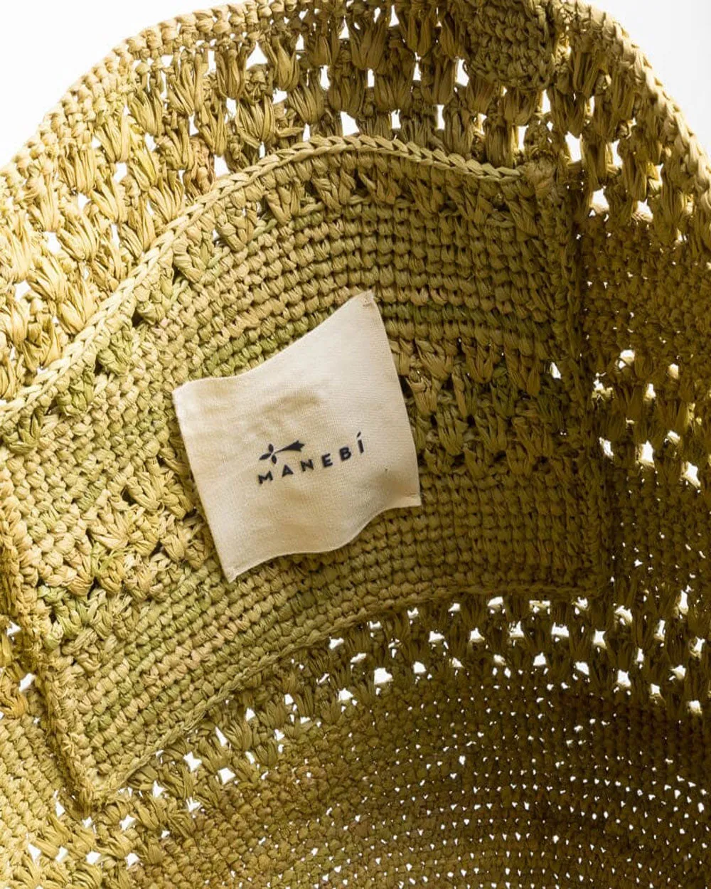 Raffia Tote in Khaki