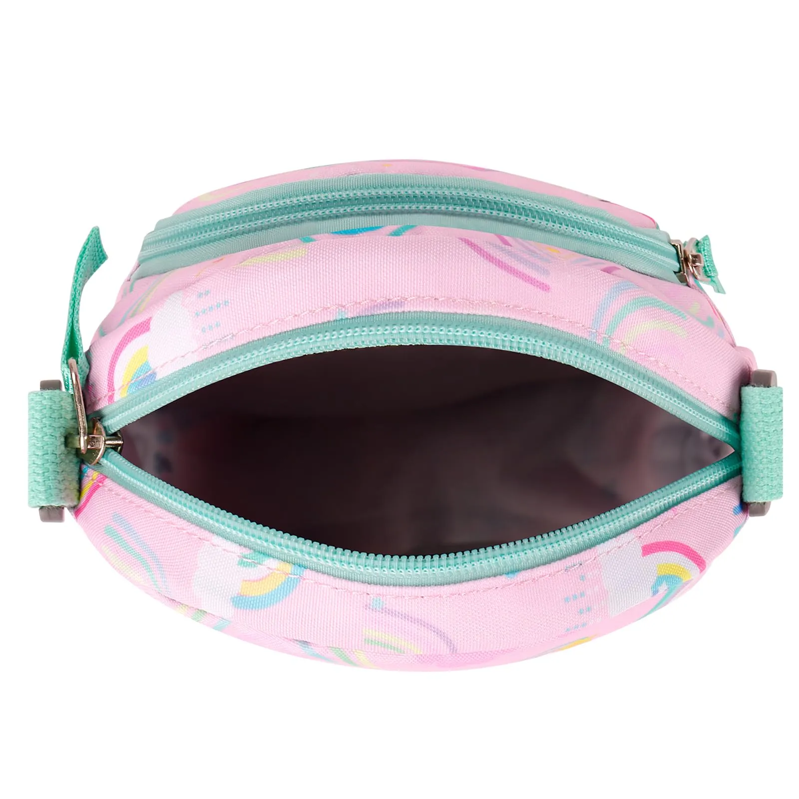Rainbow Pink Arch Crossbody Purse