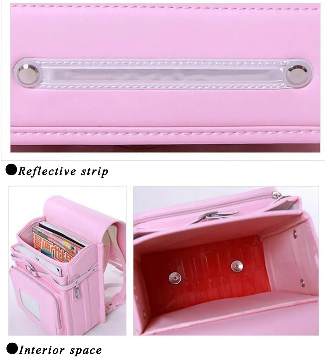 randoseru backpack japanese school bags Senior PU leather give small gift