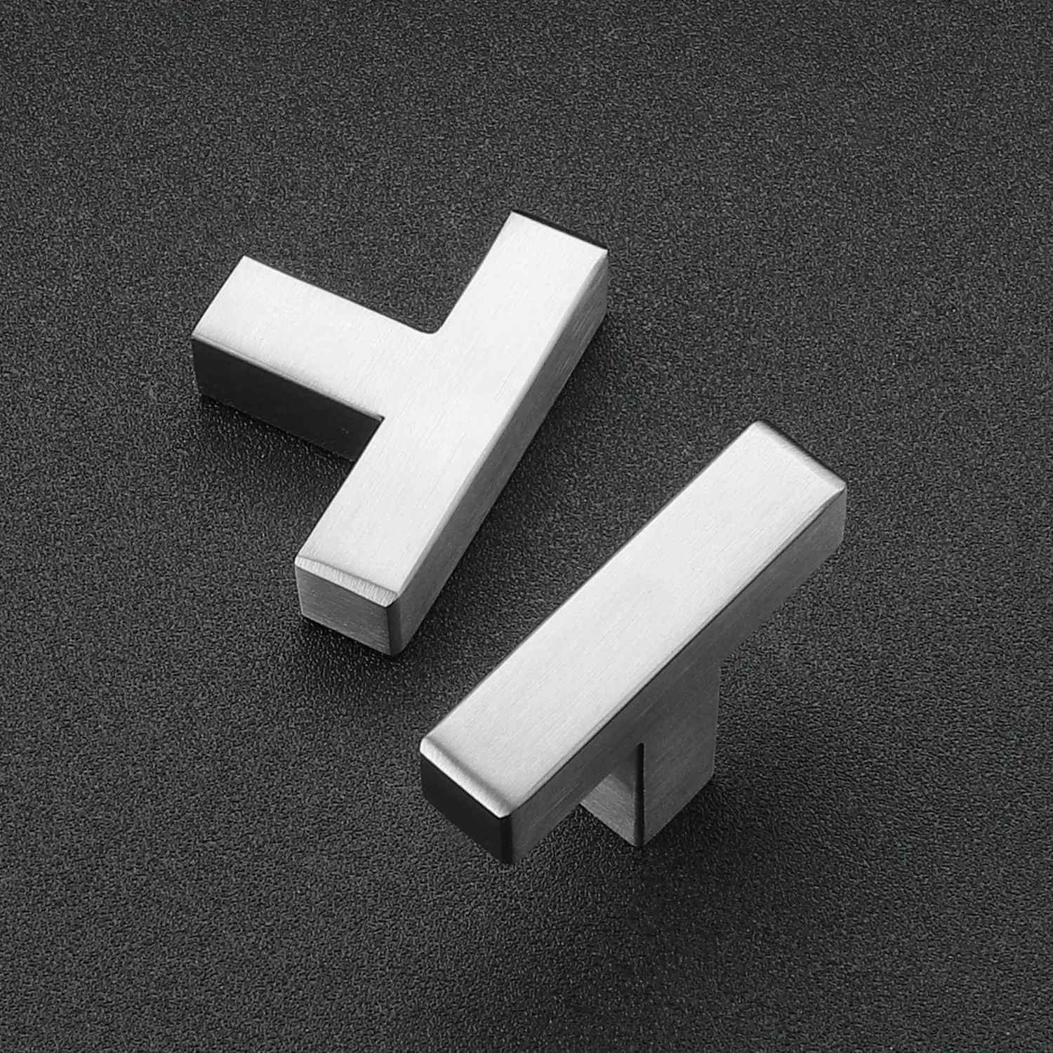 Ravinte 12 Pack 2 inch Length Square Cabinet Pulls Brushed Nickel Stainless Steel Kitchen Drawer Pulls Cupboard Handles Cabinet Handles