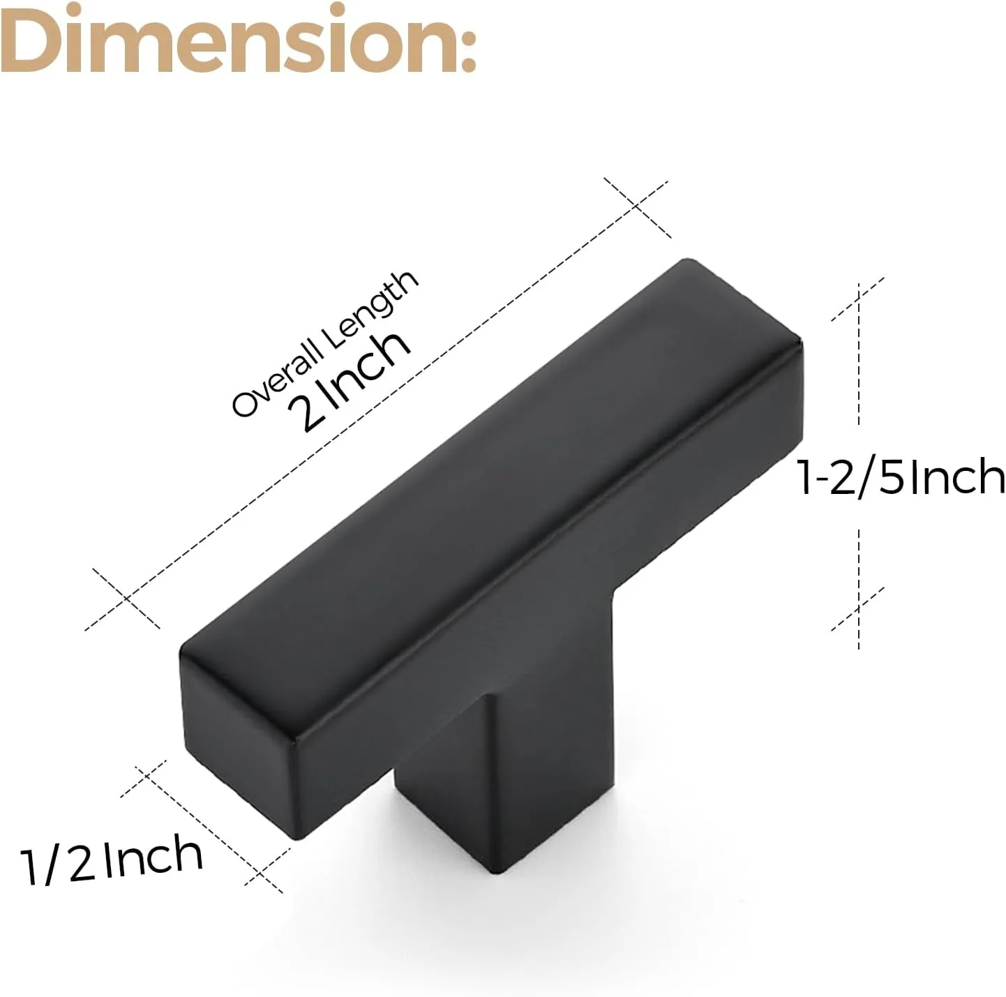 Ravinte 30 Pack 2 inch Length Square Cabinet Pulls Matte Black Stainless Steel Kitchen Drawer Pulls Cupboard Handles Cabinet Handles