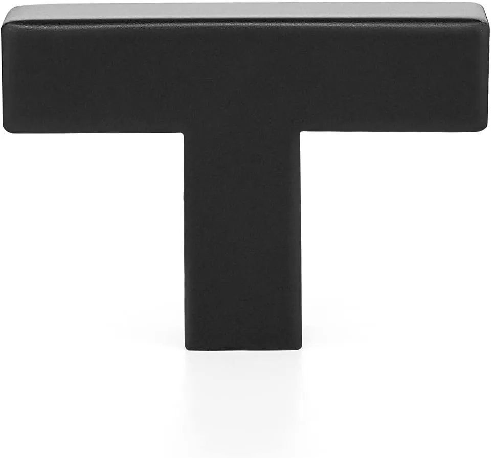 Ravinte 30 Pack 2 inch Length Square Cabinet Pulls Matte Black Stainless Steel Kitchen Drawer Pulls Cupboard Handles Cabinet Handles