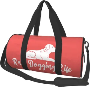 Raw Dogging Life Duffel Bag Gym Bag Travel Sports Tote Large Foldable Beach Swim Yoga7