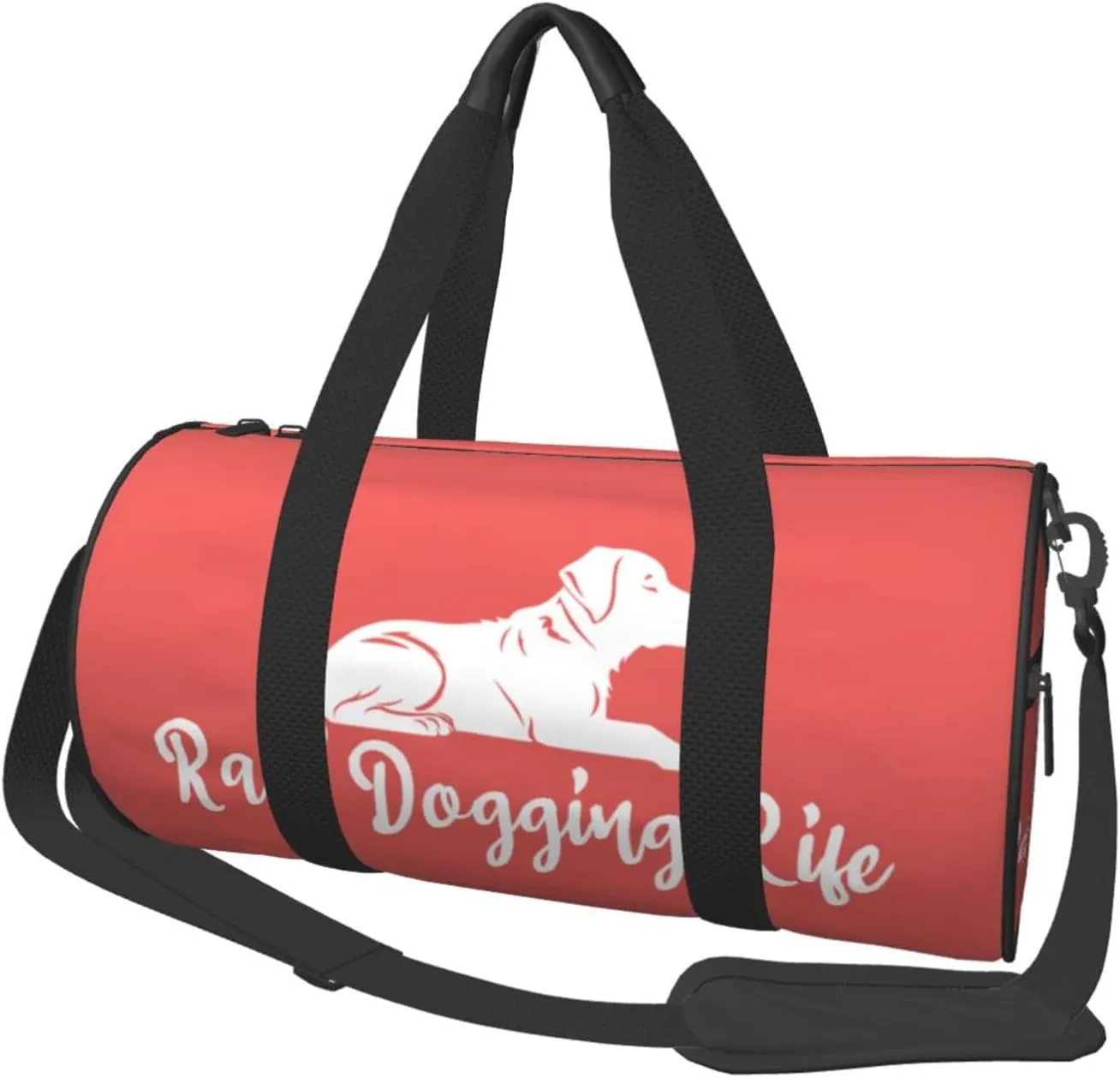 Raw Dogging Life Duffel Bag Gym Bag Travel Sports Tote Large Foldable Beach Swim Yoga7
