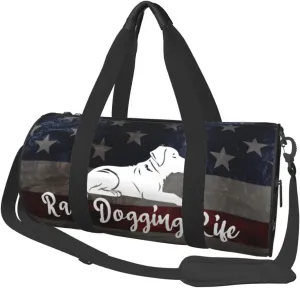 Raw Dogging Life Duffel Bag Gym Bag Travel Sports Tote Large Foldable Beach Swim Yoga8