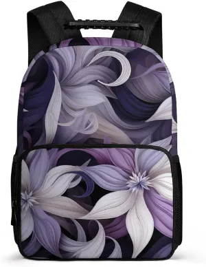 Redbud Purple Flower Plant Travel Laptop Backpack 16 Inch Computer Bag Casual Daypack for Business Hiking