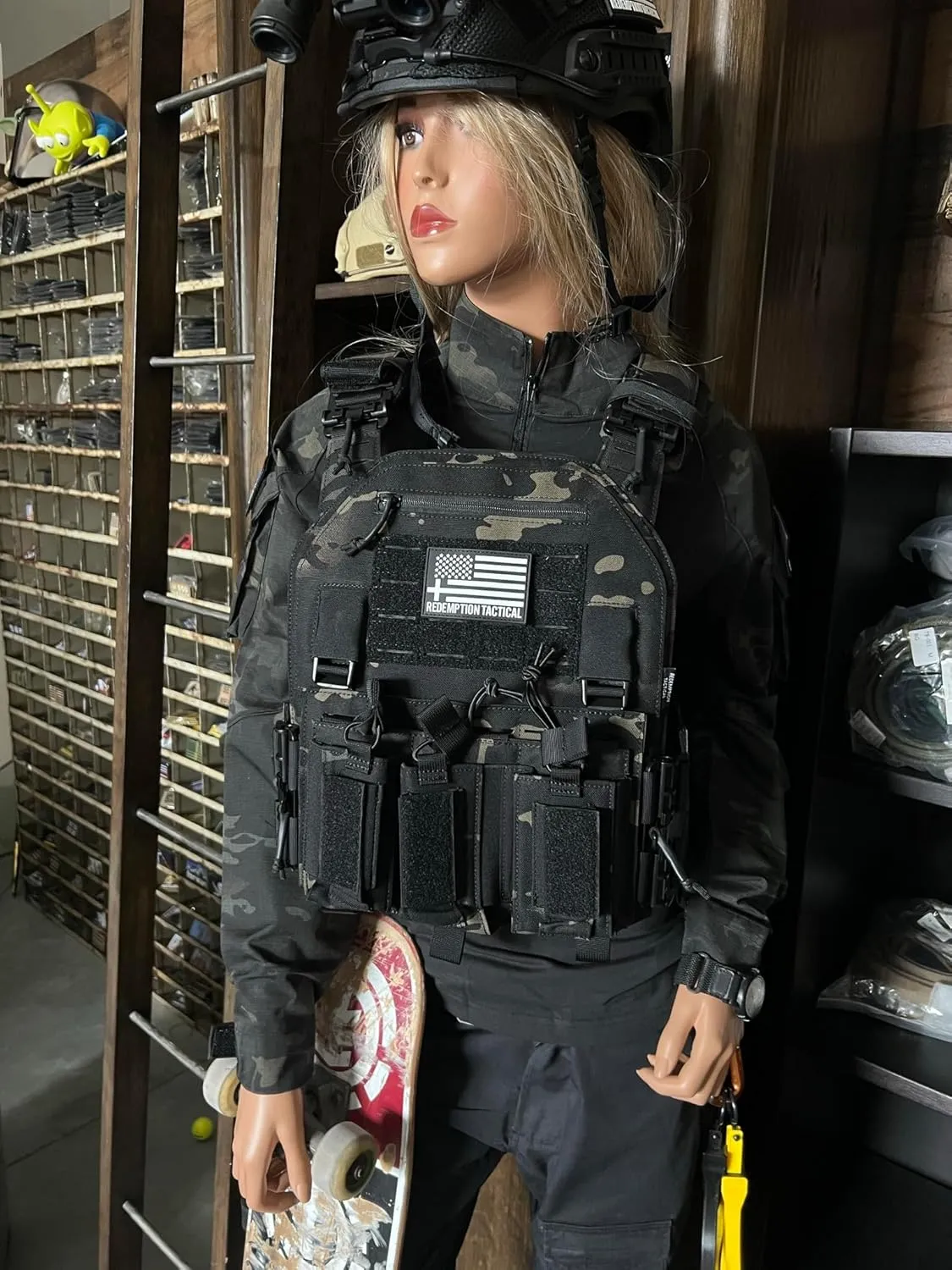 Redemption Crusader 2.0 Molle Quick Release Buckles Vest with Side Cummerbund Pouches and Triple Pouch