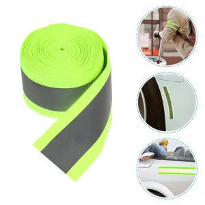 Reflective Webbing Fabric Tape for Clothes Ribbon Safety Polyester Clothing Trim Strip