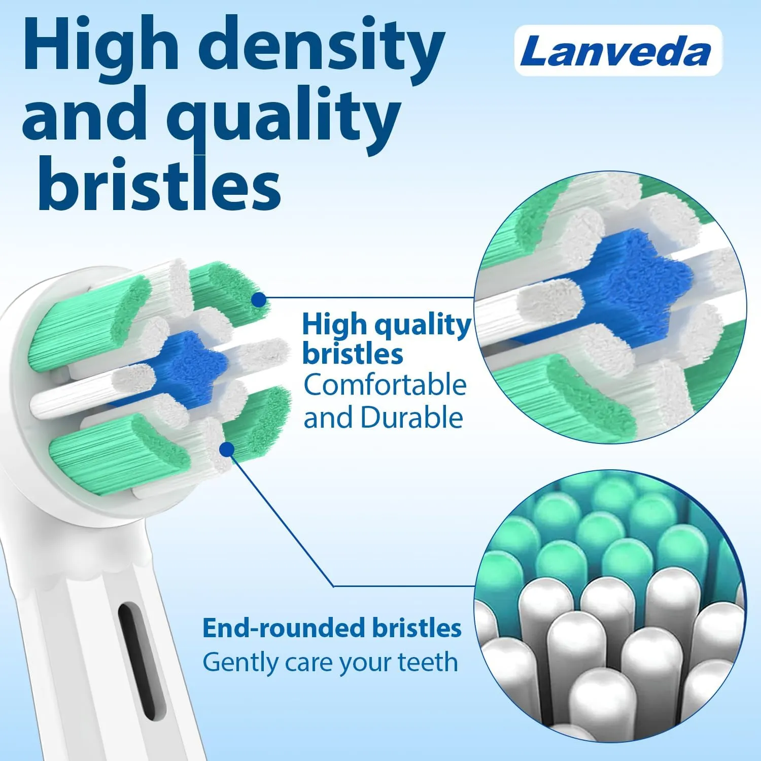 Replacement Heads Compatible with Oral B iO Replacement Heads, Toothbrush Heads Compatible with Oral B iO 2 3 4 5 6 7 8 9 10 Series Electric Toothbrush Handles