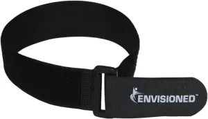 Reusable Cinch Straps 2" x 30" - 6 Pack, Multipurpose Strong Gripping, Quality Hook and Loop Securing Straps (Black)