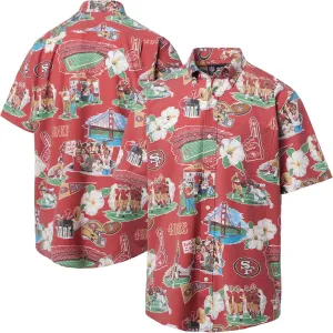 Reyn Spooner Men's Red San Francisco 49ers Scenic Button-Down Shirt