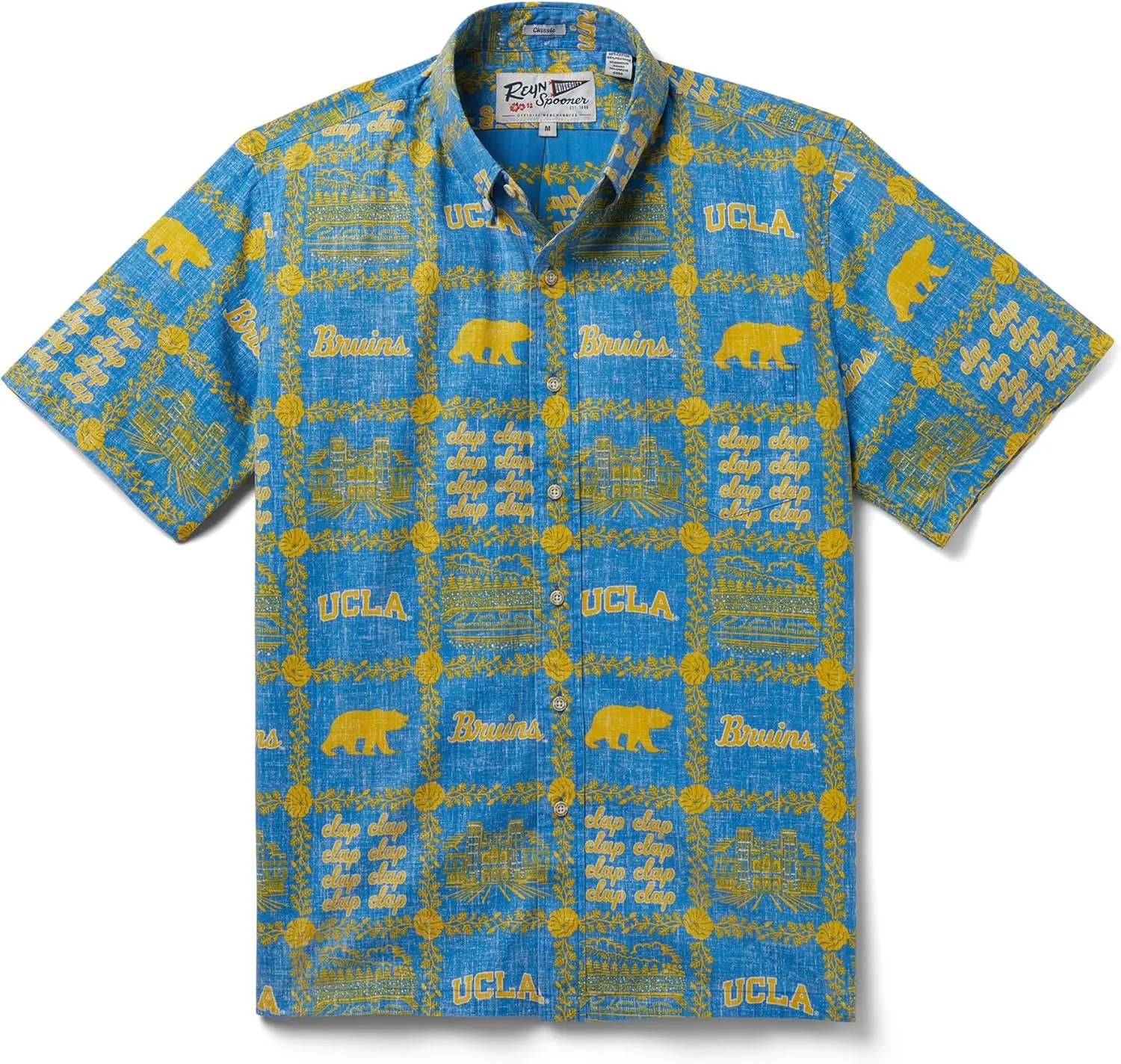 Reyn Spooner NCAA Hawaiian Aloha Shirt - Button Front