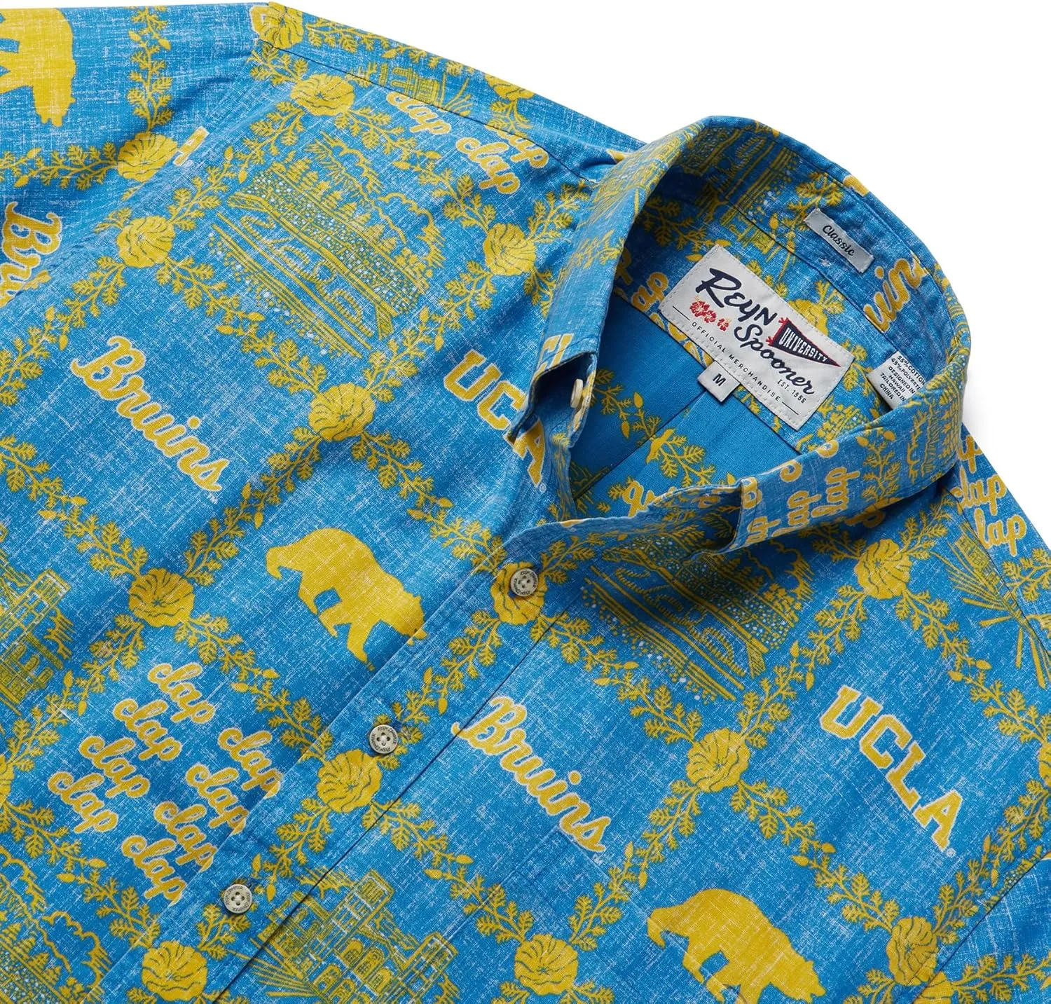 Reyn Spooner NCAA Hawaiian Aloha Shirt - Button Front