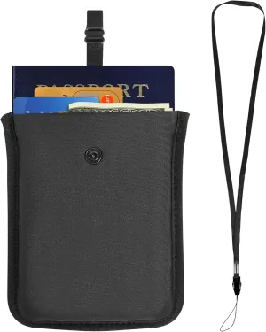 RFID-Blocking Travel Bra Wallet, Hidden Money Pouch with Adjustable Elastic Strap, Ideal Secret Pocket Protect Your Passport Credit Cards Valuables