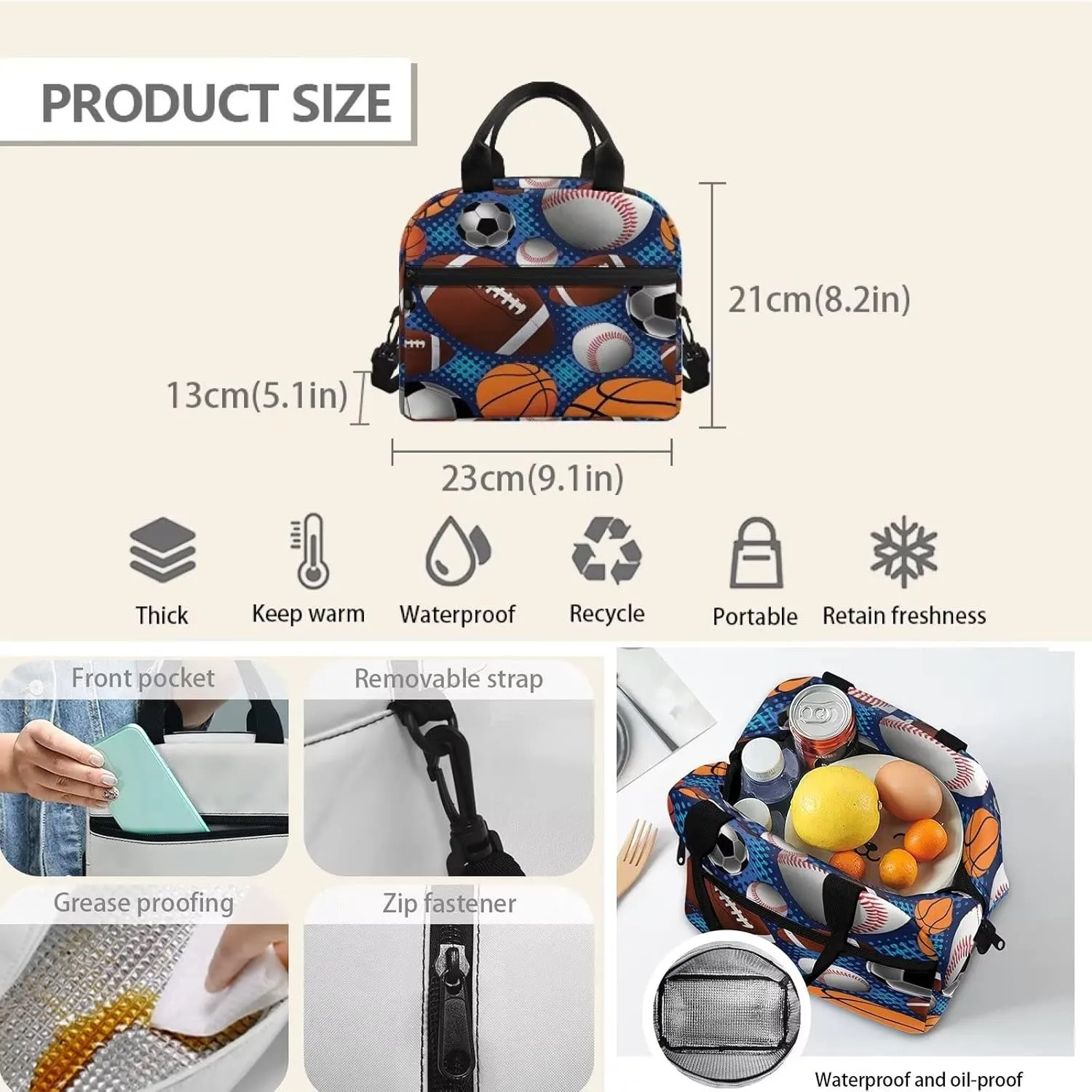 Rnyleeg Custom Backpack Personalized Daypack for Boys Girls Kids, 3-in-1 School Bag Bookbags Set with Lunch Bag Pencil Case, Add Your Name on Raccoon Backpack