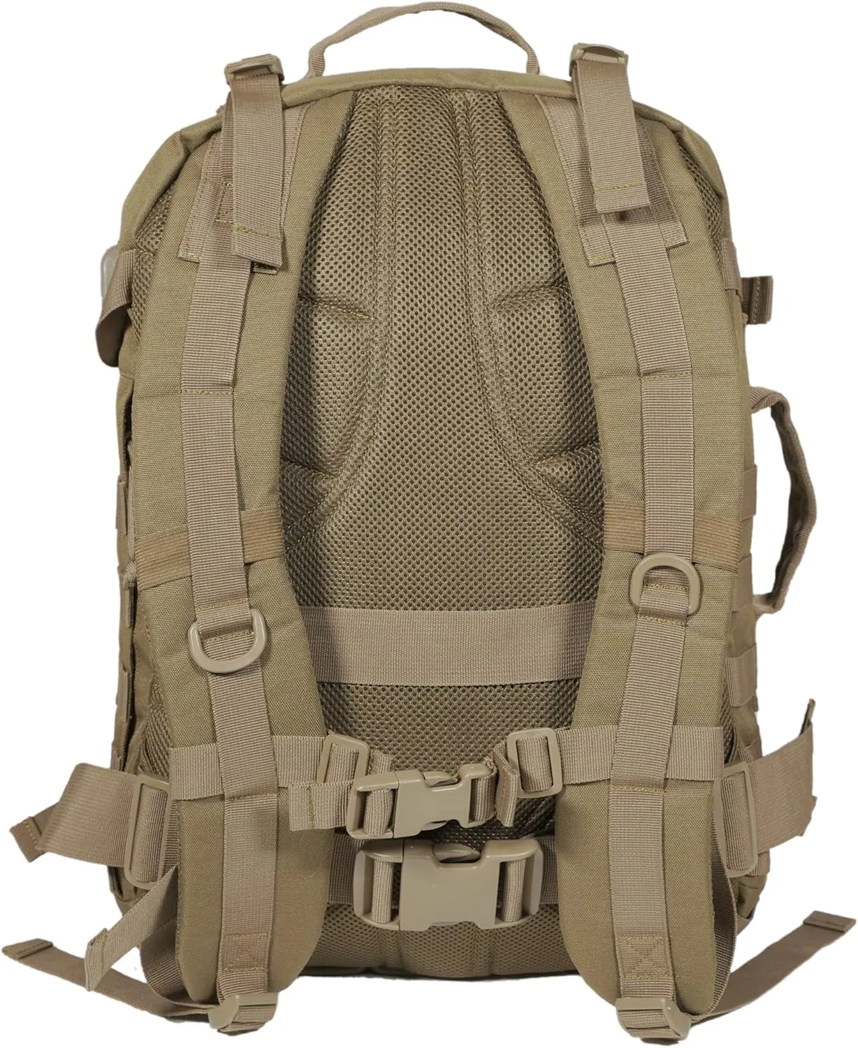 Rockland Military Tactical Laptop Backpack, Tan, Large