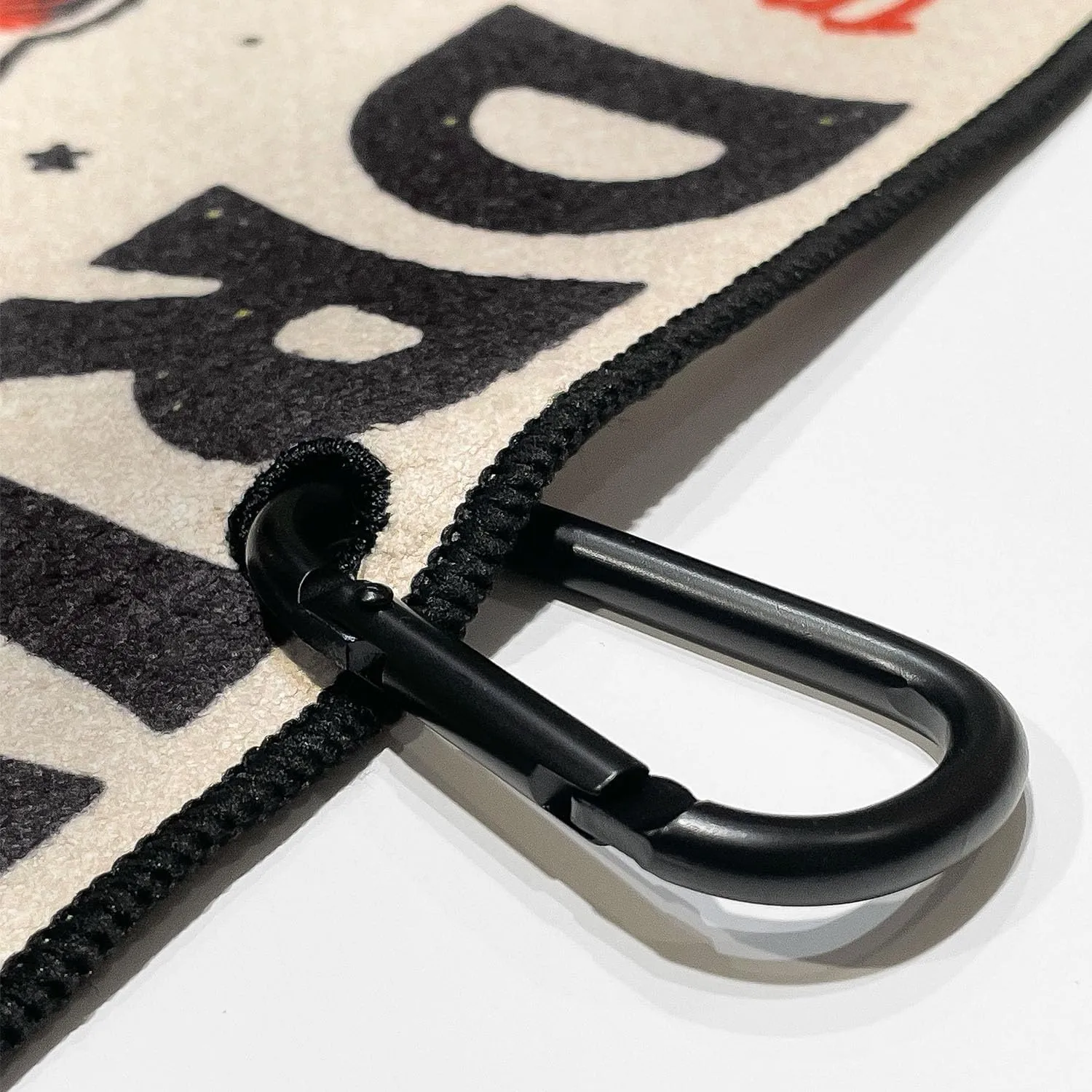 RokFit Gym & Golf Towel – Multi-Use, Quick-Dry, Durable Utility Towel with Bold Graphic and Carabiner Clip (Drink The Wild Air)