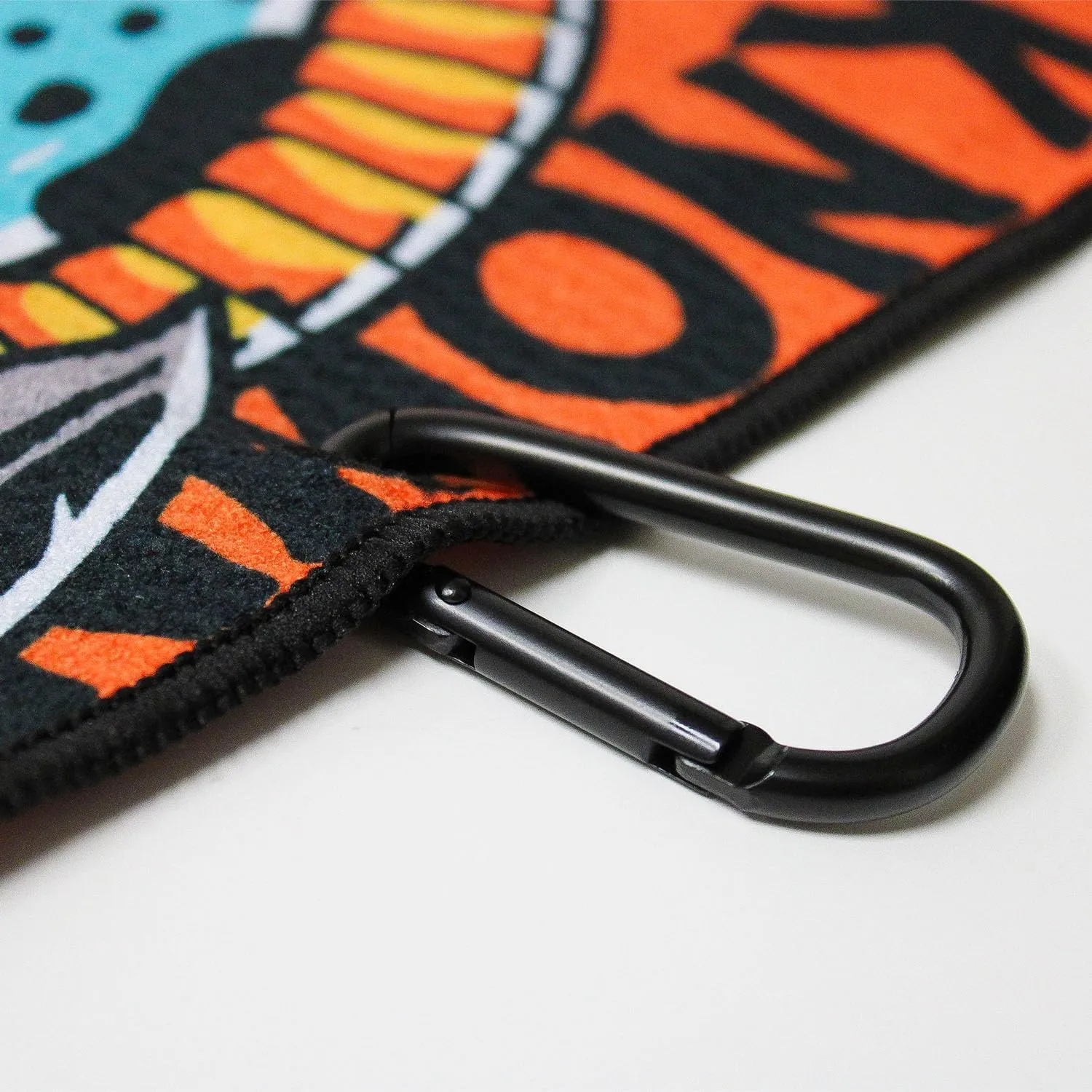 RokFit Gym & Golf Towel – Multi-Use, Quick-Dry, Durable Utility Towel with Bold Graphic and Carabiner Clip (Prepare for The Unknown)