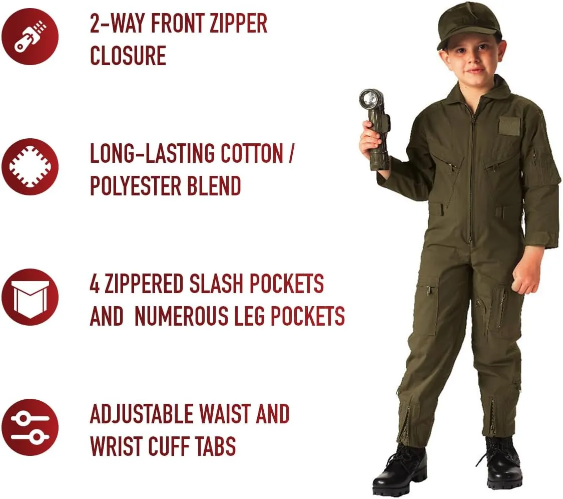 Rothco Kids Flight Suit – The Ultimate Aviator Costume