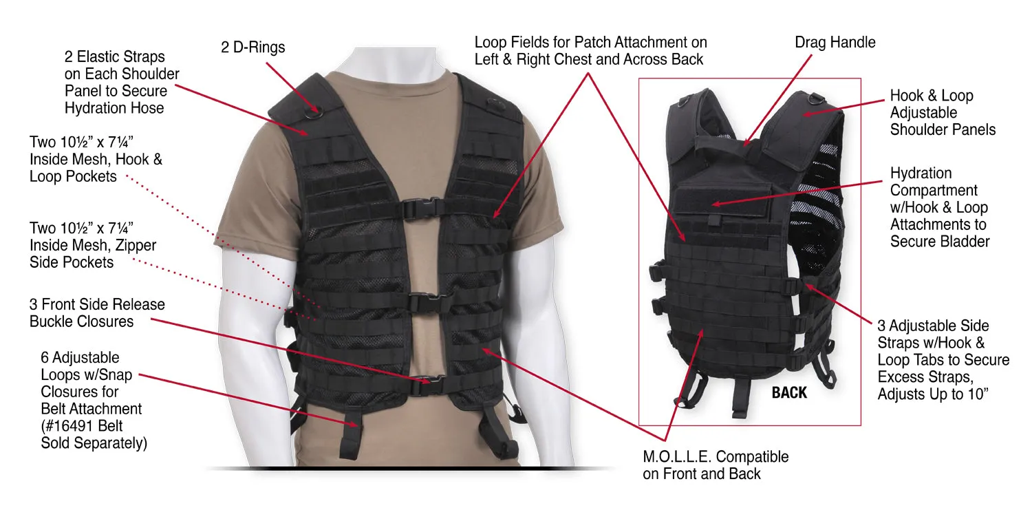 Rothco Lightweight MOLLE Utility Vest