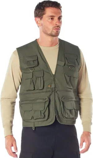 Rothco Uncle Milty Travel Vest - Outdoor Fishing Camping 17 Cargo Pocket Jacket
